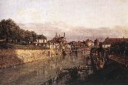 Bernardo Bellotto Zwinger Waterway oil painting reproduction